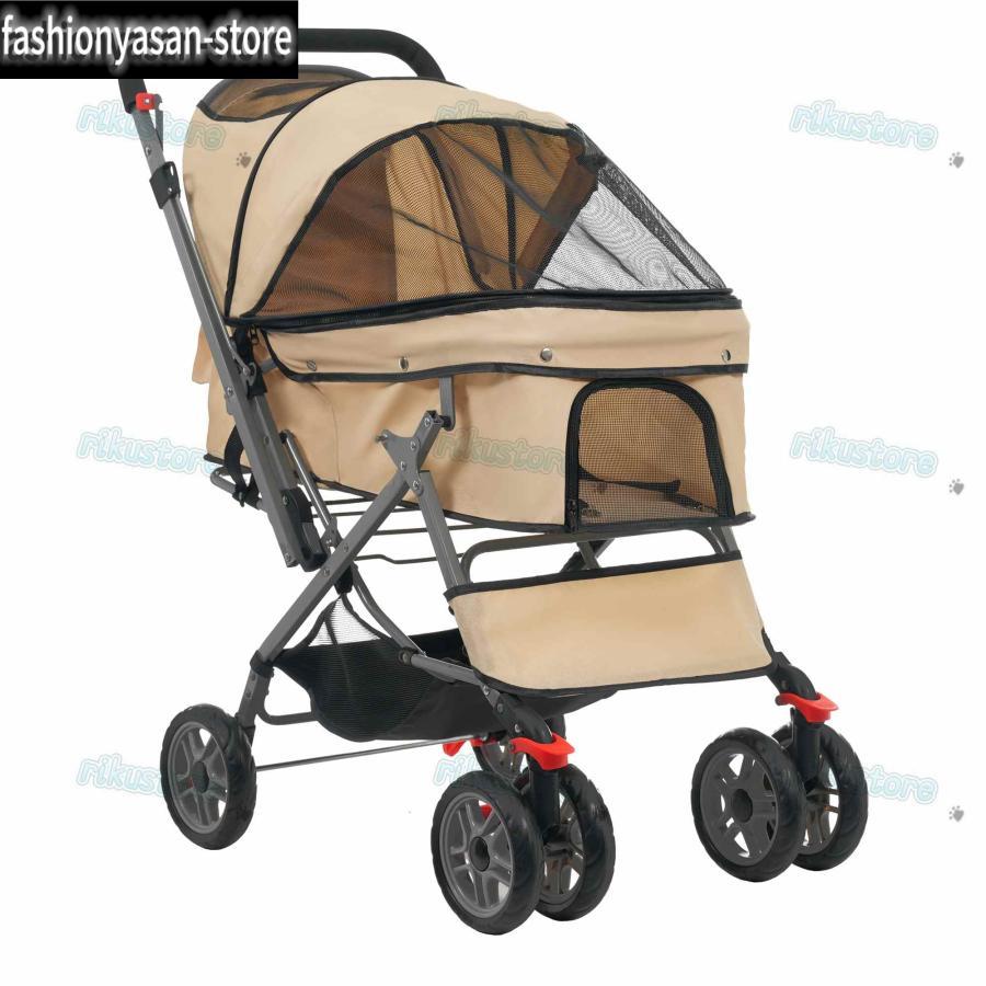 ペットカート 対面式 折りたたみ 多頭 中型犬 小型犬 猫 2way 軽量