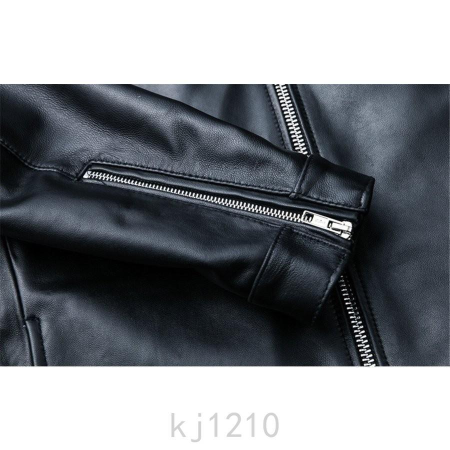 ライダースジャケット メンズ レザージャケット羊革 革ジャン
