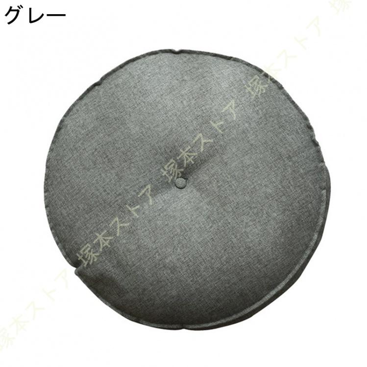 座布団 低反発 丸 座布団 クッション 座布団 おしゃれ 北欧 丸型 チェア 低反発 チェアパッド クッション 丸 フロアクッション 四角 おしゃれ 厚手 50*50cm 丸の画像