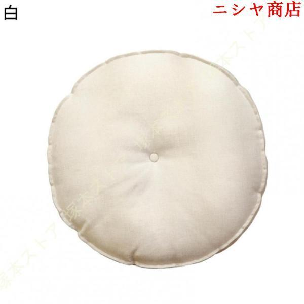 座布団 低反発 丸 座布団 クッション 座布団 おしゃれ 北欧 丸型 チェア 低反発 チェアパッド クッション 丸 フロアクッション 四角 おしゃれ 厚手 50*50cm 丸の画像