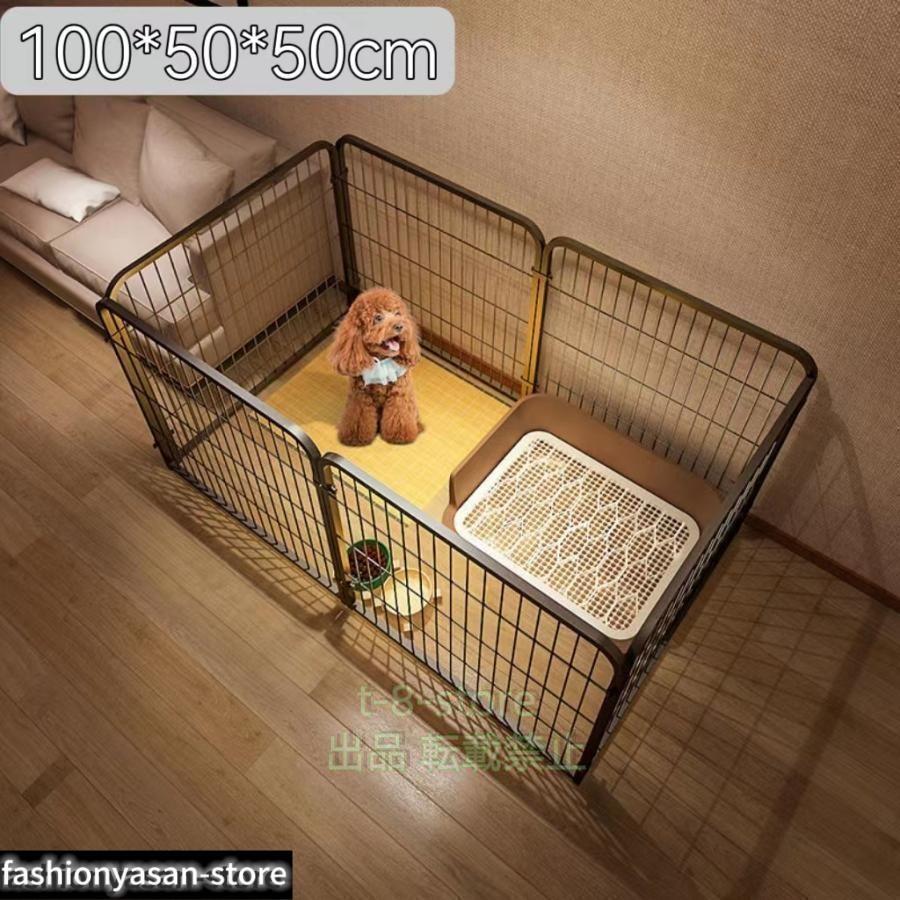 YMarket新入荷 犬用ケージ 大型 組立簡単 折り畳み式 掃除しやすいイヌ
