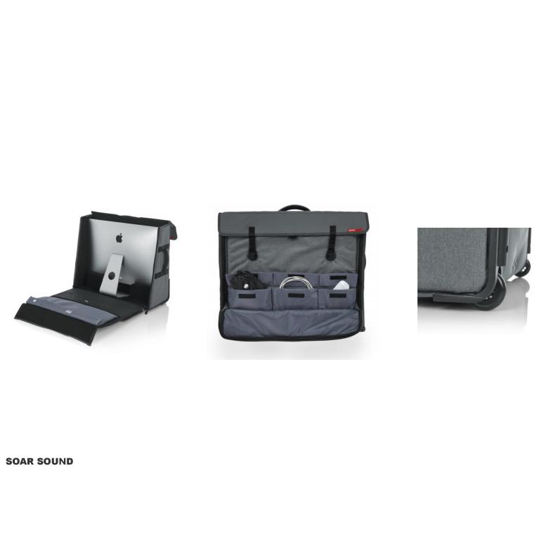 GATORCASES 21インチiMac用バッグ　ホイール付き　ほぼ新品 GATOR 21インチ iMac 用 キャリー カーゴ ケース ホイール付き バッグ