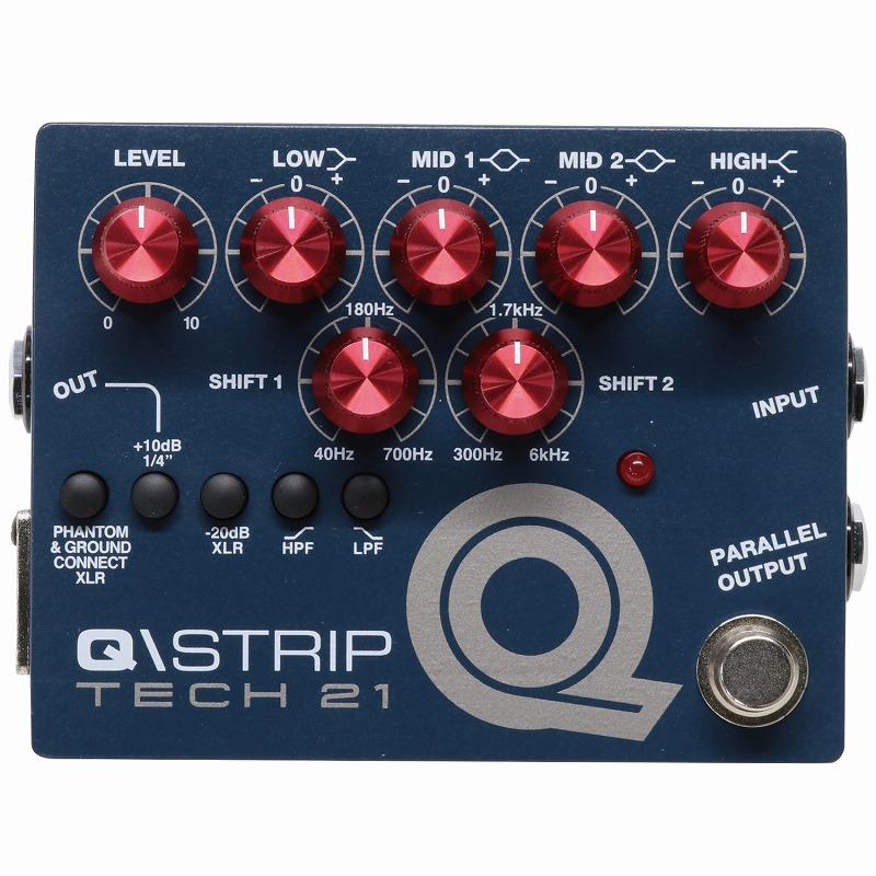 TECH21 Q\STRIP イコライザー　DI TECH21 Q/STRIP コンパクト DIボックス ベース用 ダイレクトボックス