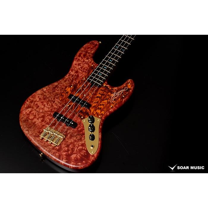 Momose モモセ ハンドメイド エレキベース マーブルウッド レッド 木地着色 Mjb2 Marble Wood E Red 国産 日本製 限定モデル Soar Sound 通販 Yahoo ショッピング