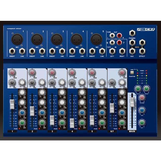 XTUGA TS7 7チャンネル アナログミキサー Amazon.com: XTUGA TS7