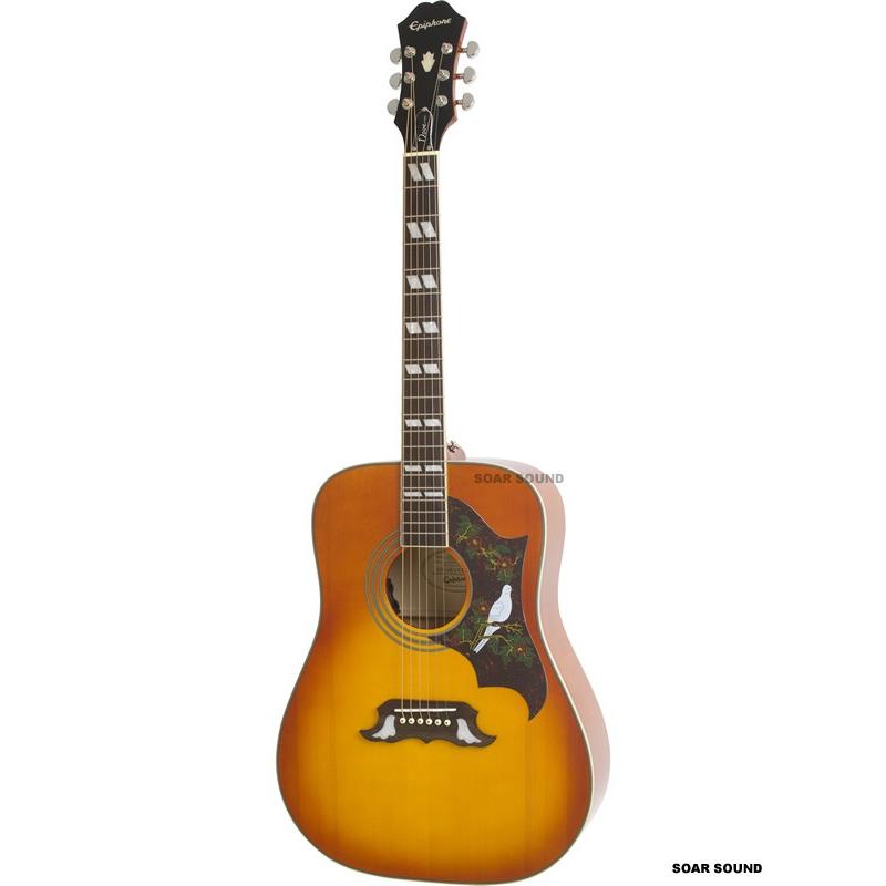 【美品】Epiphone DOVE PRO/VB エレアコ Epiphone DOVE Studio(DOVE Pro) Violinburst ダブ エレアコ