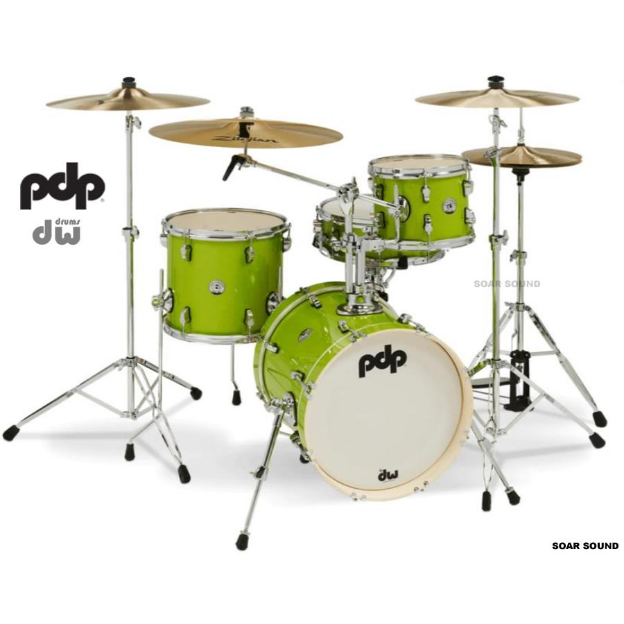 Pdp Dw シェルキット New Yorker ニューヨーカー ドラムセット エレクトリックグリーン スパークル Soar Sound 通販 Yahoo ショッピング