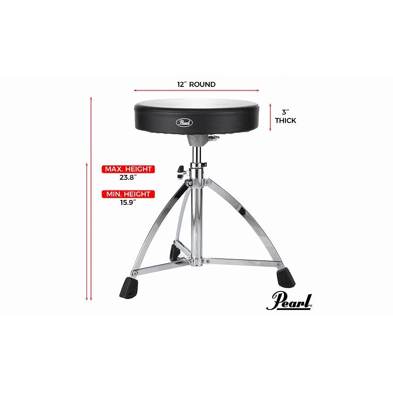 Pearl パール ドラムスローン ドラム用 椅子 D-730S ドラムス用 イス 