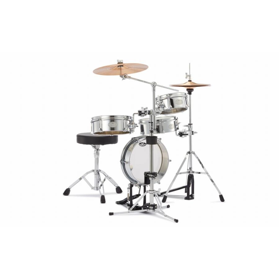 Pearl パール リズムトラベラー ライト ドラムセット RT-5124CM メタル 