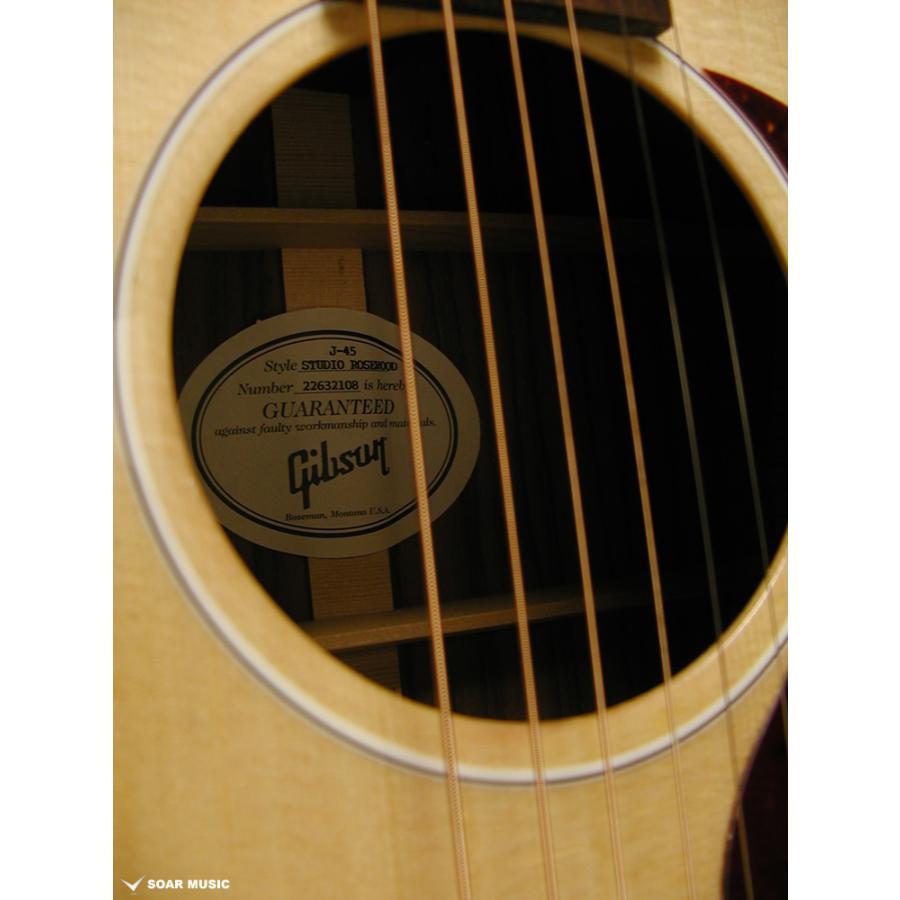 Gibson ギブソン J-45 Studio Rosewood Antique Natural MCRS4SRWAN 
