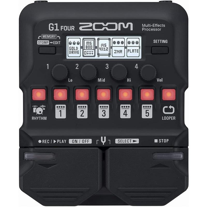 zoom g1 four エレキギター用マルチエフェクター ZOOM ズーム ギター用 マルチエフェクター G1 FOUR エレキギター