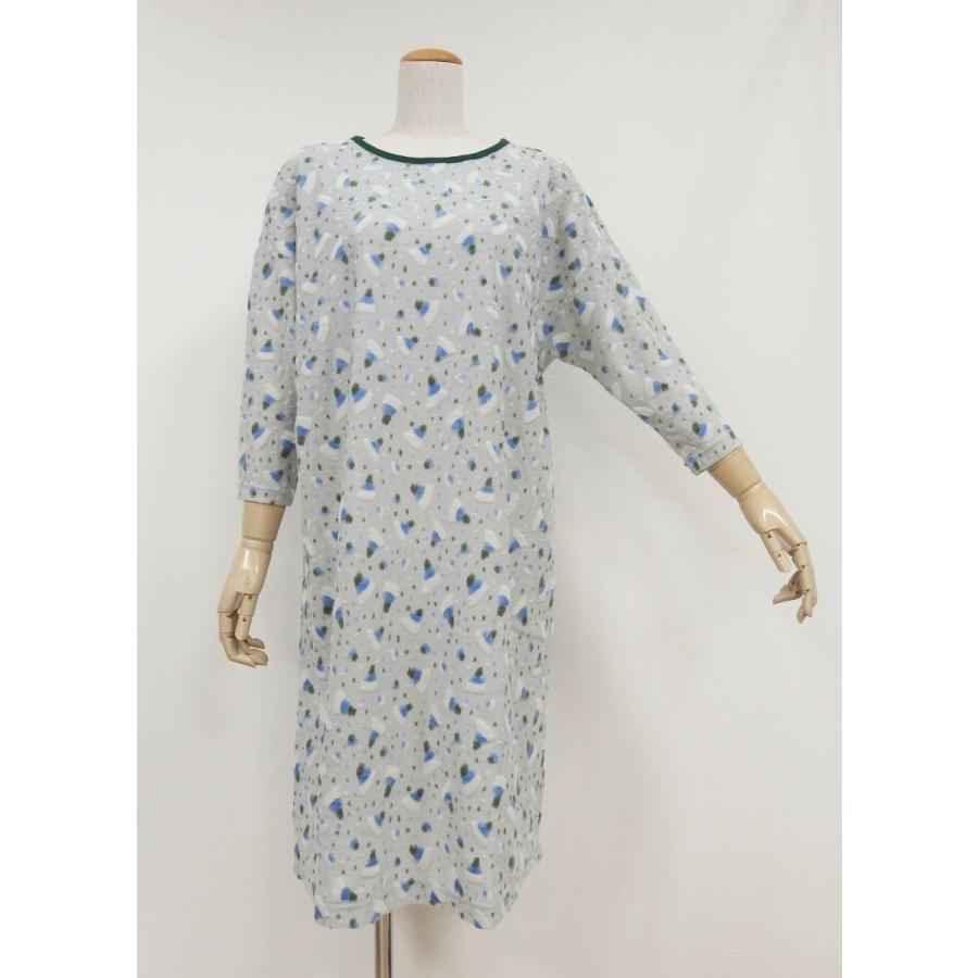 mina perhonen perhonen 『kuchen』 チュニック ワンピース light gray 