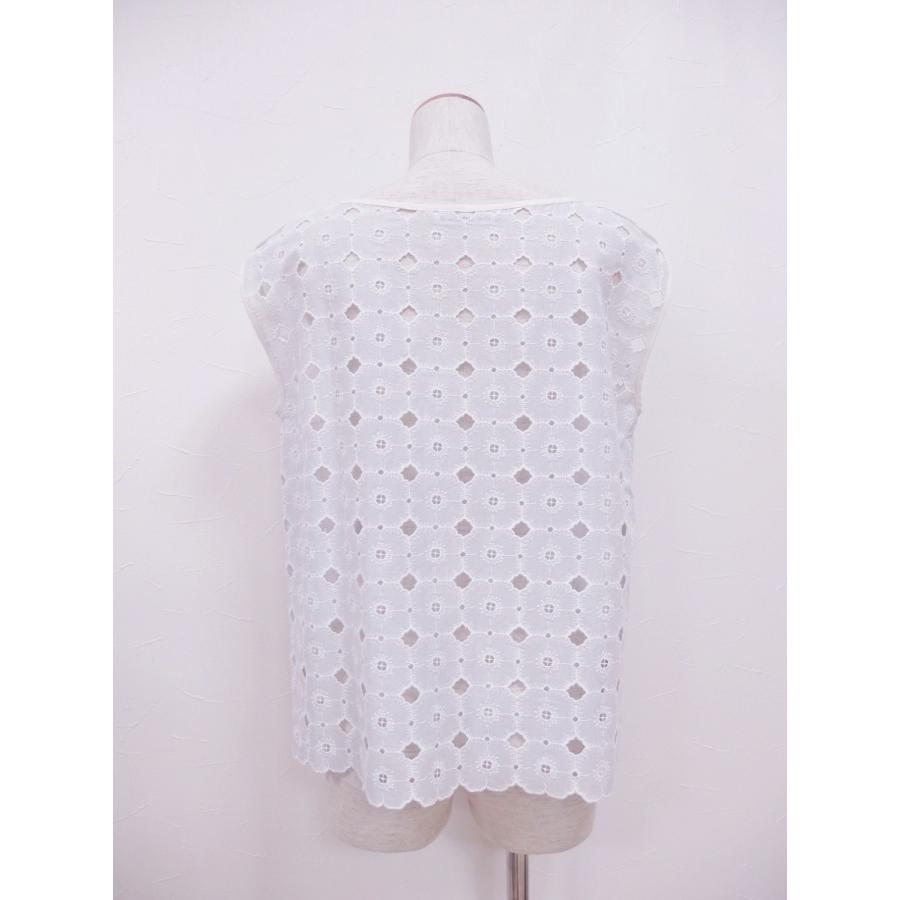 mina perhonen perhonen 『anemone』 light gray ブラウス トップス 
