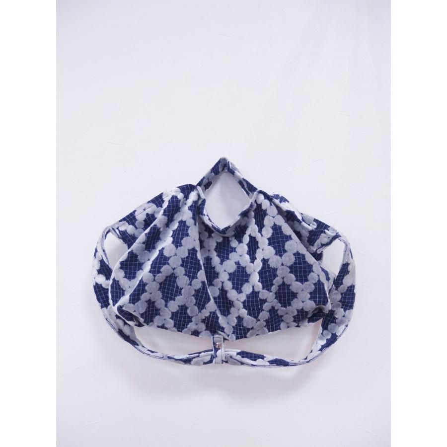 mina perhonen 『moss pearl』 ボディバッグ(小) navy ミナペルホネン  