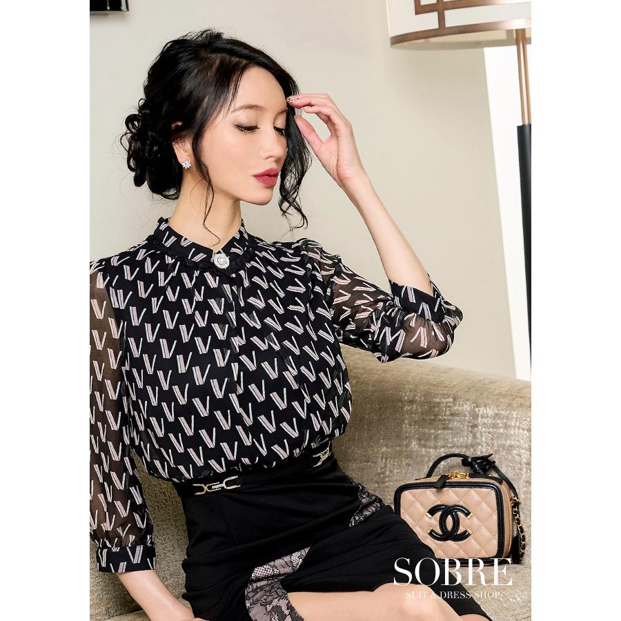 極美品✨ SLOANE ボトルネックニットワンピース サイズ2 サイド