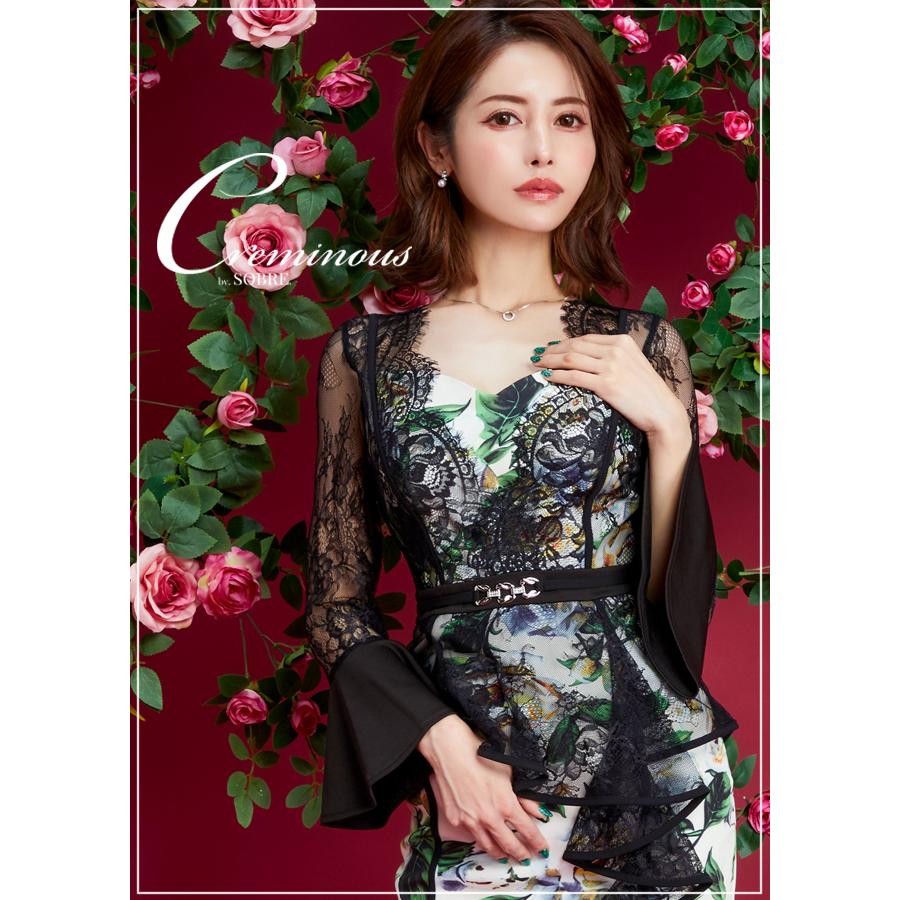 パーティードレス キャバドレス ナイトドレス ナイトワーク 結婚式 二次会 キャバクラ クラブ 大きいサイズ XXL ホワイトローズスカラレースワンピース |  | 04