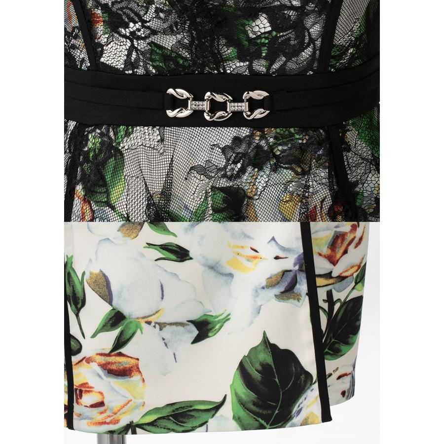 パーティードレス キャバドレス ナイトドレス ナイトワーク 結婚式 二次会 キャバクラ クラブ 大きいサイズ XXL ホワイトローズスカラレースワンピース |  | 09