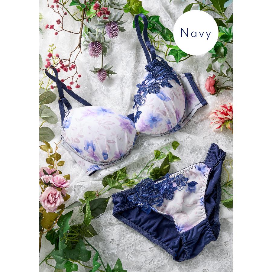   スタープリント ブラ&ショーツ セット 送関込 プリントブーケブラ＆ショーツセット 下着 レディース セット
