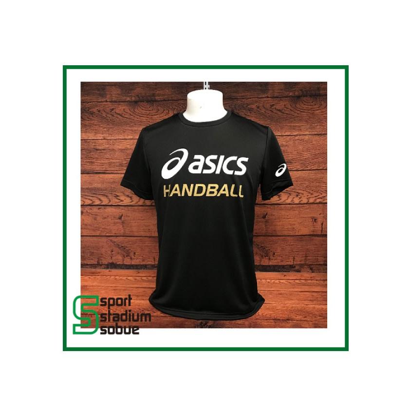 Asics アシックス 数量限定 ハンドボールtシャツ ソブエオリジナルtシャツ As Hand T Blk Gld ブラック ゴールド As Hand T Bkgd スポーツスタジアムソブエヤフー店 通販 Yahoo ショッピング