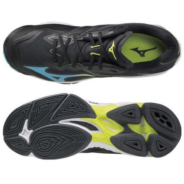 mizuno(ミズノ) 限定モデル バレーボールシューズ WAVE LIGHTNING Z6(ウエーブライトニングZ6) V1GA200023(ブラック×ブルー×イエロー) ローカット|sobuesports|02