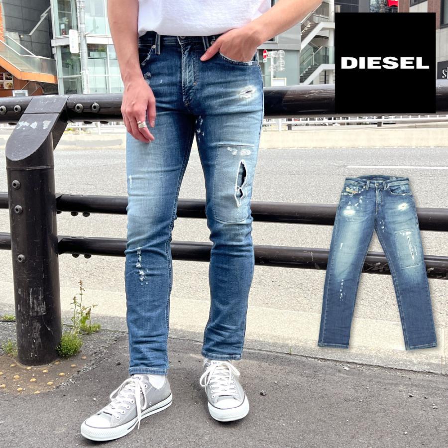 DIESEL - DIESEL( ディーゼル) ダメージ加工 デニム ジーンズの+