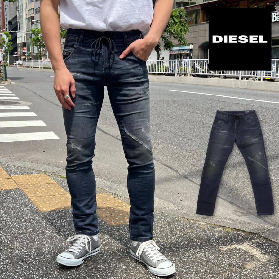 ディーゼル デニム パンツ メンズ ジョグジーンズ Krooley Cb Ne Diesel Joggjeans ダメージ加工 ストレッチ ジーパン スキニー ブランド 00su3f 069kb G9900su3f Golden West アメカジファッション 通販 Yahoo ショッピング
