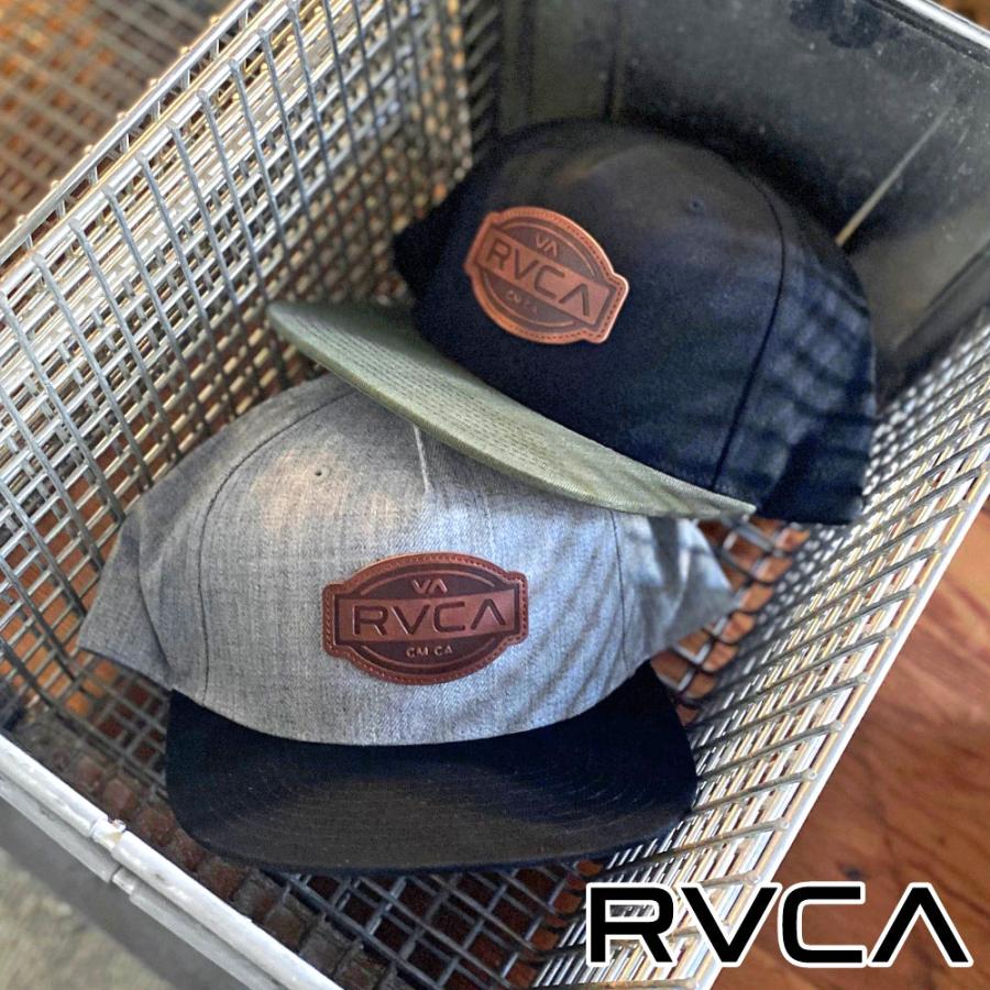 ルーカ RVCA キャップ 帽子 ベースボールキャップ フラットキャップ 平つば 深め スナップバック EMBLEM SNAPBACK HAT  AVYHA00302 :g99rvca00302:GOLDEN WEST-アメカジファッション 通販 