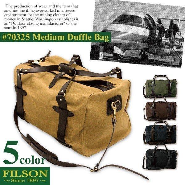 最先端 フィルソン Filson ミディアム ダッフルバッグ Medium Duffle Bag ボストン 旅行用 出張用 本革 大きめ キャンバス メンズ レザー ショルダー アメリカ製 安心の定価販売 Ventas Capressocafe Com