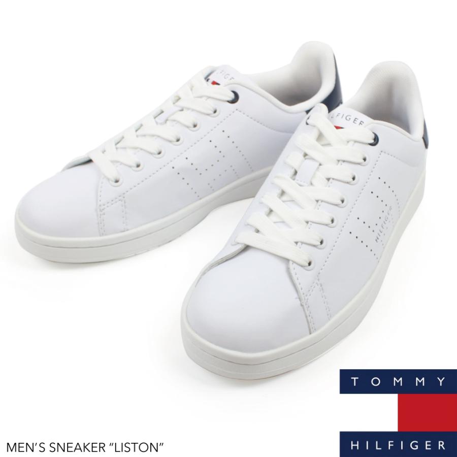 トミー ヒルフィガー Tommy Hilfiger メンズ ローカット スニーカー Liston 靴 合成レザー カジュアル シューズ 白スニーカー G39liston Just Goods アメカジファッション 通販 Yahoo ショッピング