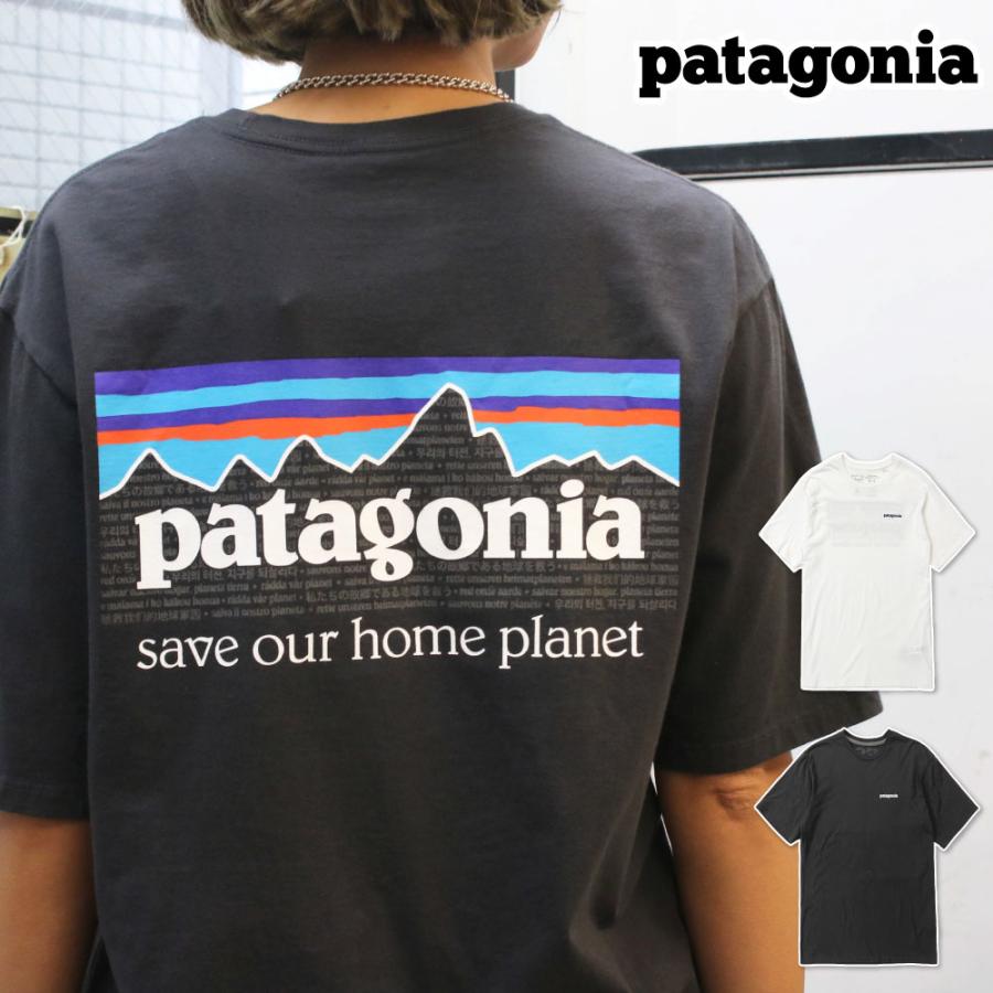 パタゴニア レディース 半袖 Tシャツ トップス クルーネック 綿 オーバーサイズ 大きいサイズ P-6 37529 :g8237529