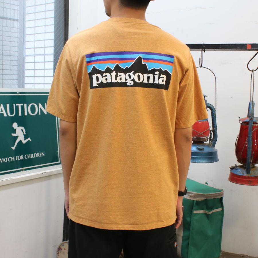 パタゴニア Tシャツ メンズ 半袖 P-6ロゴ・レスポンシビリティー 