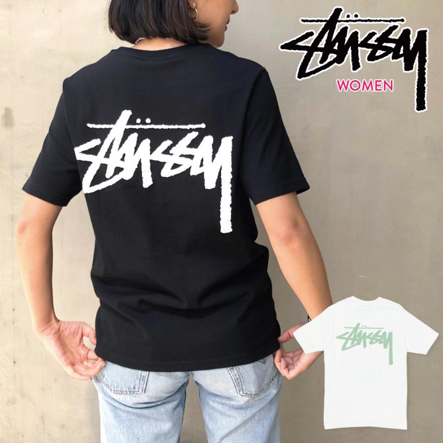 ステューシー Stussy レディース 半袖 Tシャツ Stock Tee トップス インナー 綿100 丸胴 バックプリント ロゴ ブランド 大きめ ストリート カジュアル G Just Goods アメカジファッション 通販 Yahoo ショッピング