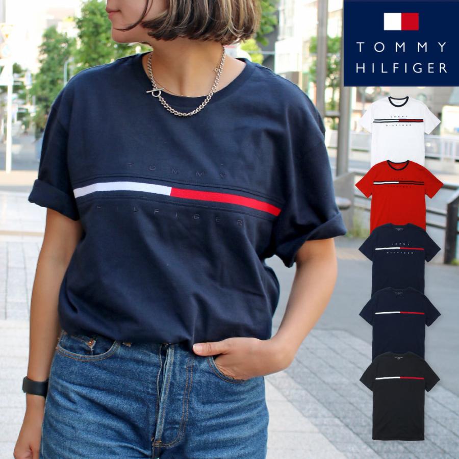 トミー・ヒルフィガー メンズ 半袖 Tシャツ トップス クルーネック