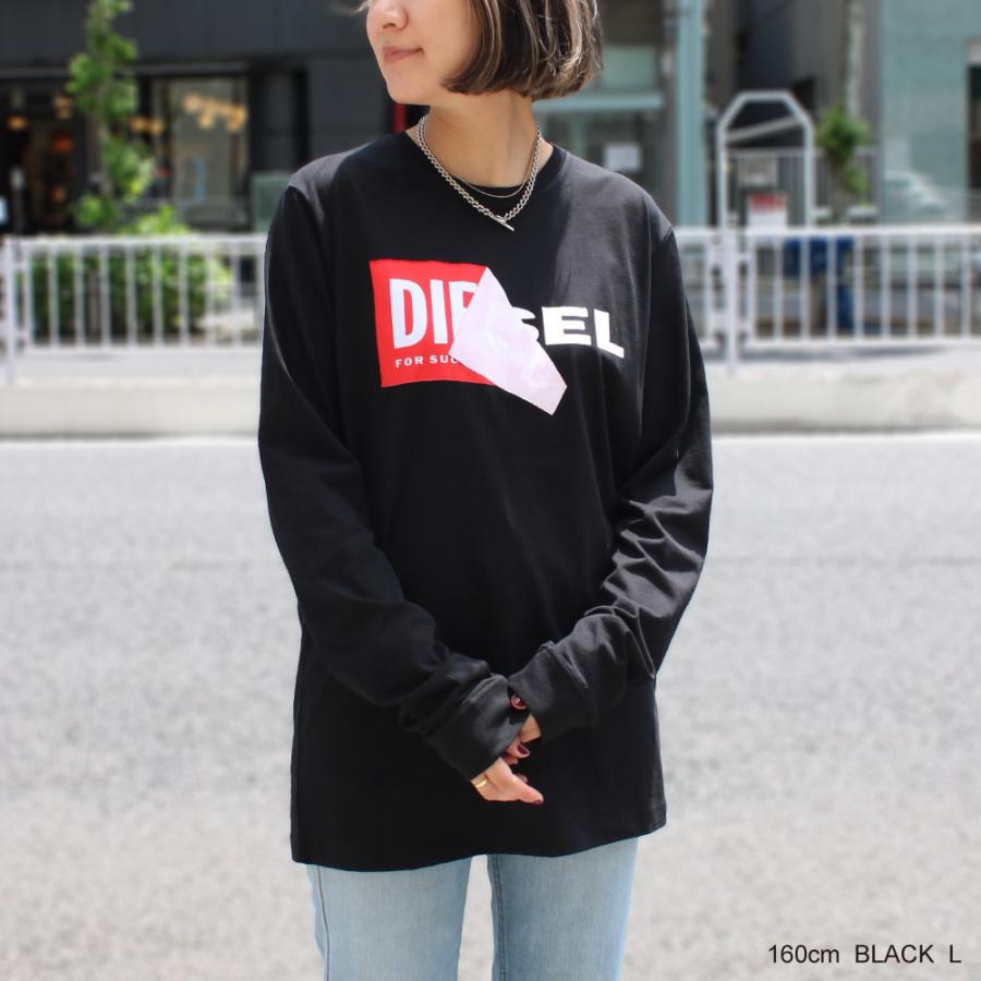 ディーゼル Diesel レディース 長袖 ロング Tシャツ トップス ロンt めくれ Wロゴ クルーネック コットン 綿 大きいサイズ 00s2gr R019b G99s2grr091b Just Goods アメカジファッション 通販 Yahoo ショッピング