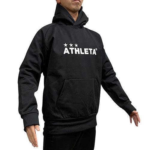 ＡＴＨＬＥＴＡ スウェットパーカー サッカー フットサルウエア 03403-70 ATHLETA（アスレタ） スウェットパーカー25f ブラック フーディー