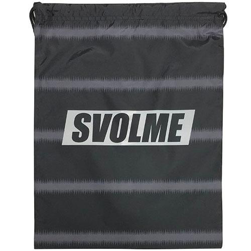 スボルメ　SVOLME　BORDERロゴシューズ袋　ブラック　サッカー　フットサル　シューズ袋　マルチバッグ　1213 88729 BLK｜soccershop-players