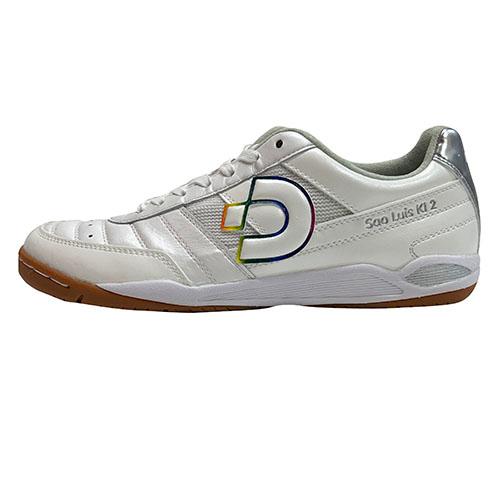 デスポルチ　Desporte　サンルイス　KI2　Pホワイト×シルバー×レインボー　フットサルシューズ　インドアシューズ　DS1435　PWxM-SILxRAINBOW｜soccershop-players｜03