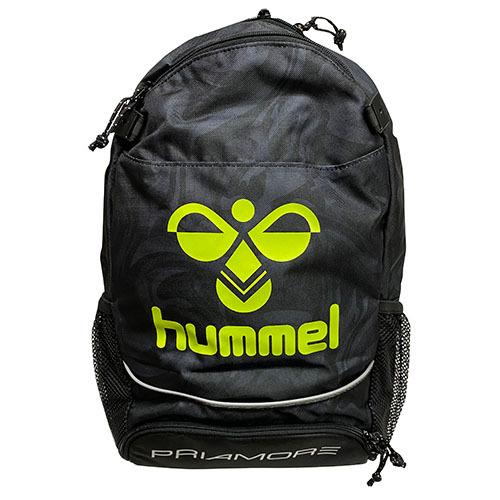 は自分にプチご褒美を ヒュンメル Hummel プリアモーレ バックパック ブラック グレー 22l サッカー フットサル ジュニア バッグ リュック Hfb8043 9092