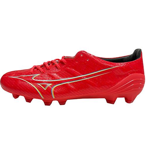 ミズノ MIZUNO ミズノアルファ ELITE フェアリーコーラル×ホワイト×ボルト サッカースパイク サッカーシューズ p1ga2362-64 ミズノ MIZUNO ミズノアルファ ELITE フェアリーコーラル×ホワイト×ボルト サッカースパイク サッカーシューズ p1ga2362-64