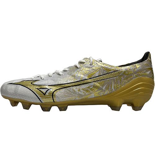 ミズノ　MIZUNO　ミズノアルファPRO　ホワイト×ゴールド×ブラック　サッカースパイク　サッカーシューズ　p1ga2464-50｜soccershop-players｜03