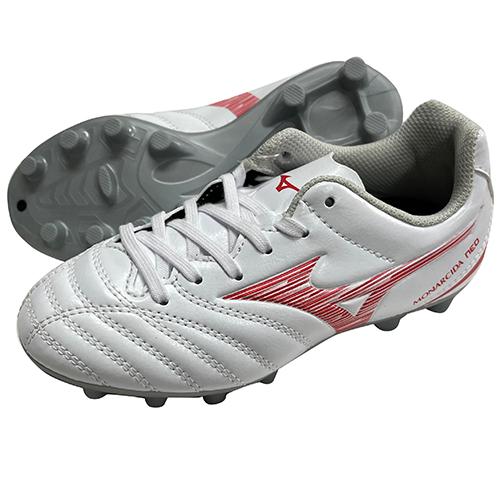 Mizuno Monarcida Neo サッカーシューズ ホワイト/レッド MONARCIDA ミズノ MIZUNO ジュニア モナルシーダNEO 3 SELECT Jr
