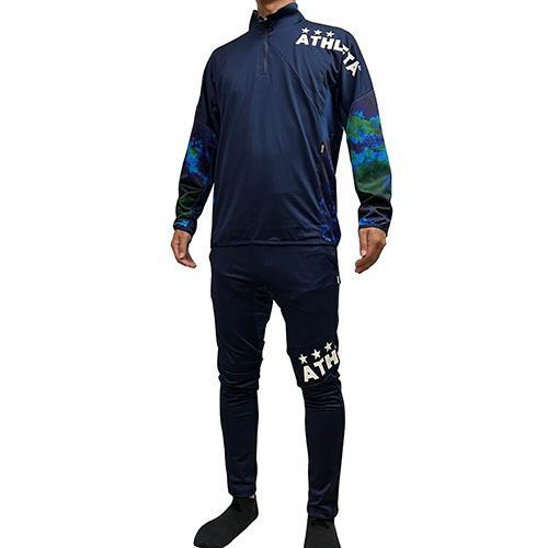 ATHLETA アスレタ ATHLETA トレーニングハーフZIPジャージ 上下 ATHLETA アスレタ ATHLETA トレーニングハーフZIPジャージ 上下