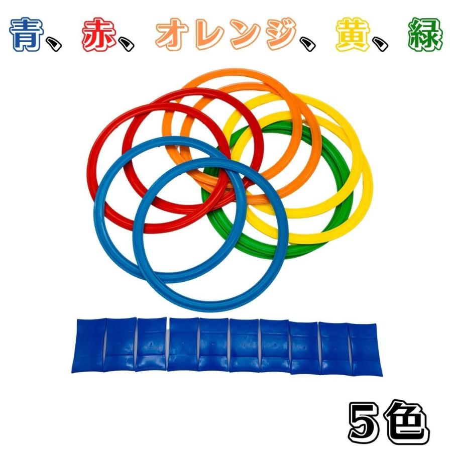 トレーニングラダー 4m ケンケンパリング 27cm 収納袋付 練習道具 器具 セット けんけんぱ リング｜soccertosan｜13