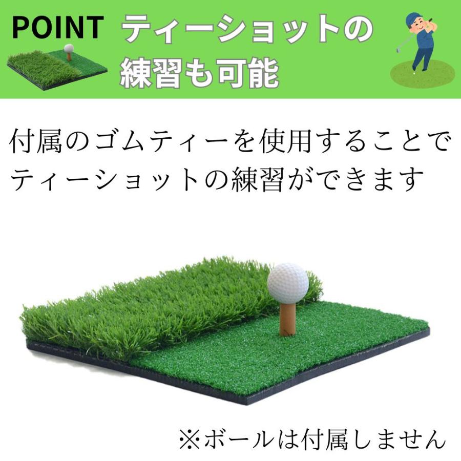 ゴルフ 練習マット 練習器具 スイング 練習用 2way 人工芝 室内 屋外