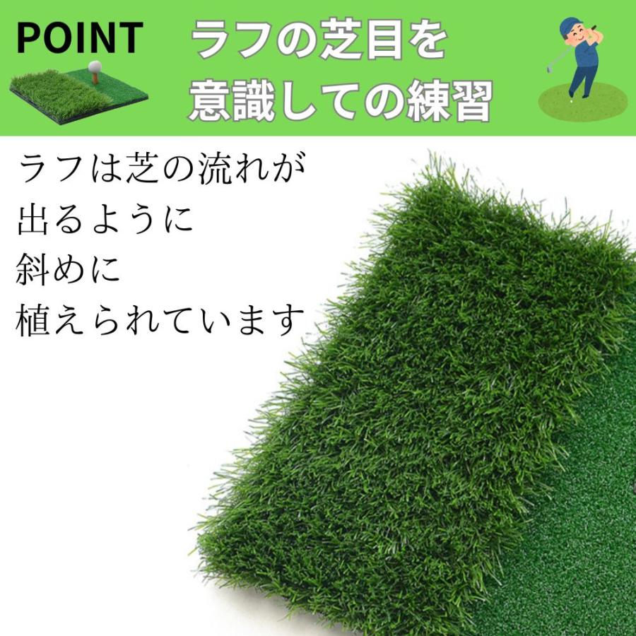 ゴルフ 練習マット 練習器具 スイング 練習用 2way 人工芝 室内 屋外