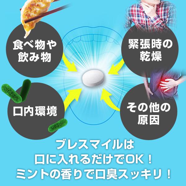公式 ブレスマイル 医薬部外品 歯みがき粉 1本 口臭 サプリ 1袋 ミント ホワイトニング 歯磨き粉 歯周病 口臭ケア | ブレスマイル | 04