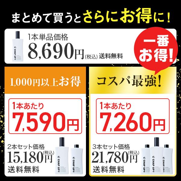 CHAP UP 育毛ローション 120ml 2本セット チャップアップ 公式 医薬部外品 育毛 ローション 120ml 2本