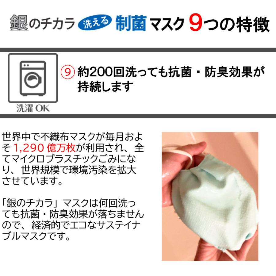 折りたたみタイプ ジャバラマスク 銀 日本製 抗ウイルス ウェルネス