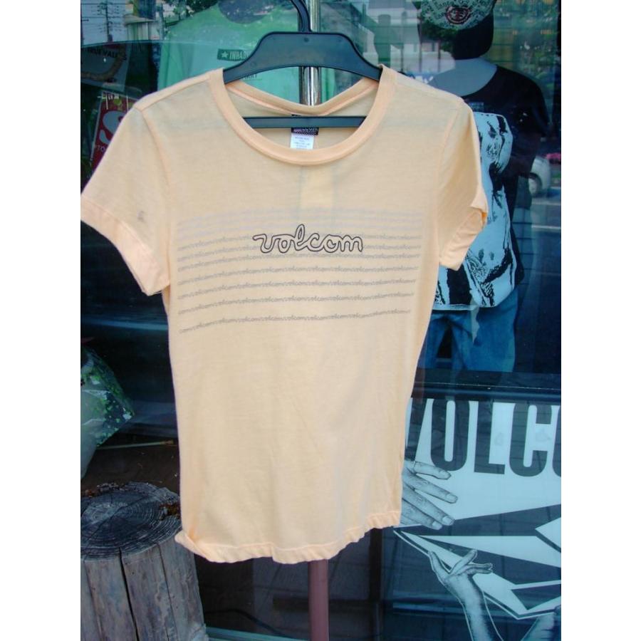 ★Special Sale!! 20%OFF!!★ 08 VOLCOM レディース SUN DOWN S/S SHEER TEE ORG S｜society06