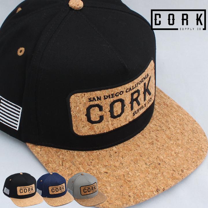 Cork Supply Co コルクサプライ Cork Snapback コルク スナップバック Cap キャップ 帽子 フラットバイザー メンズ レディース スノボ スノーボード 人気 Caplogosnap ソサイアティ06 通販 Yahoo ショッピング